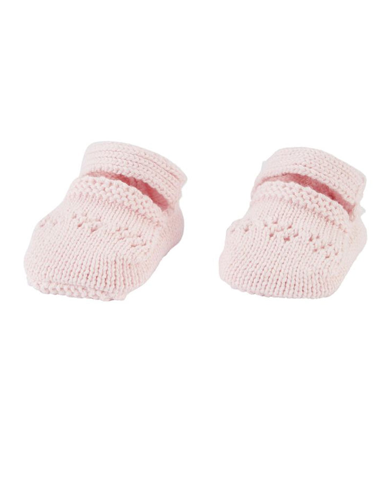 Botitas de crochet para bebé de Carter's - Rosa