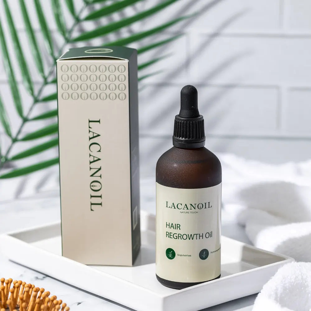 Lacanoil Aceite para el crecimiento del cabello, tratamiento capilar natural y marroquí - 100ml
