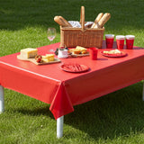 Nappe de Table Rouge – 137 × 274 cm