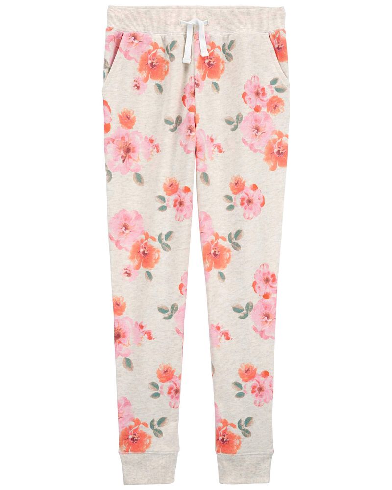 OshKosh French Terry Joggers - Flowers