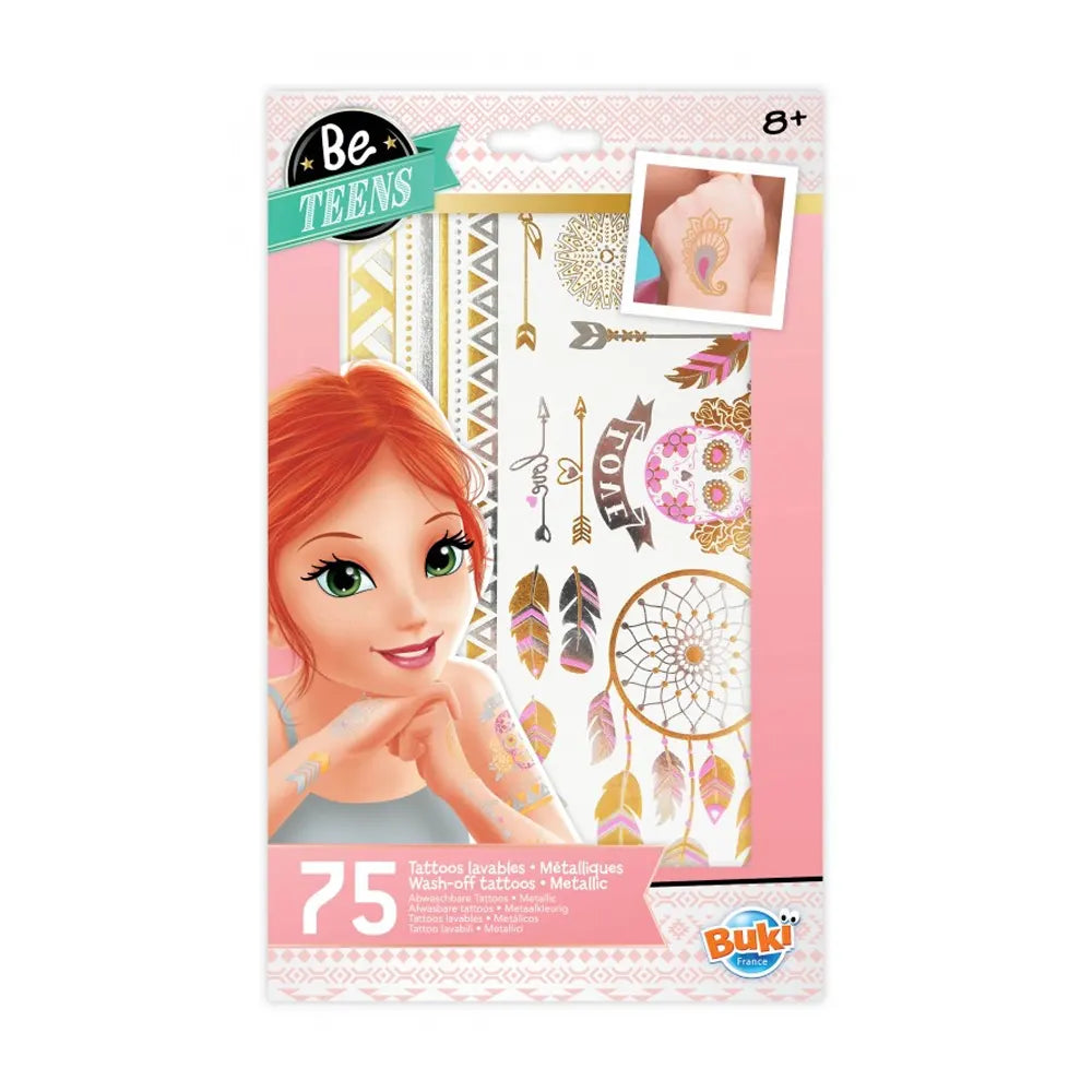 Buki Colorful Washable Tattoos 8A+