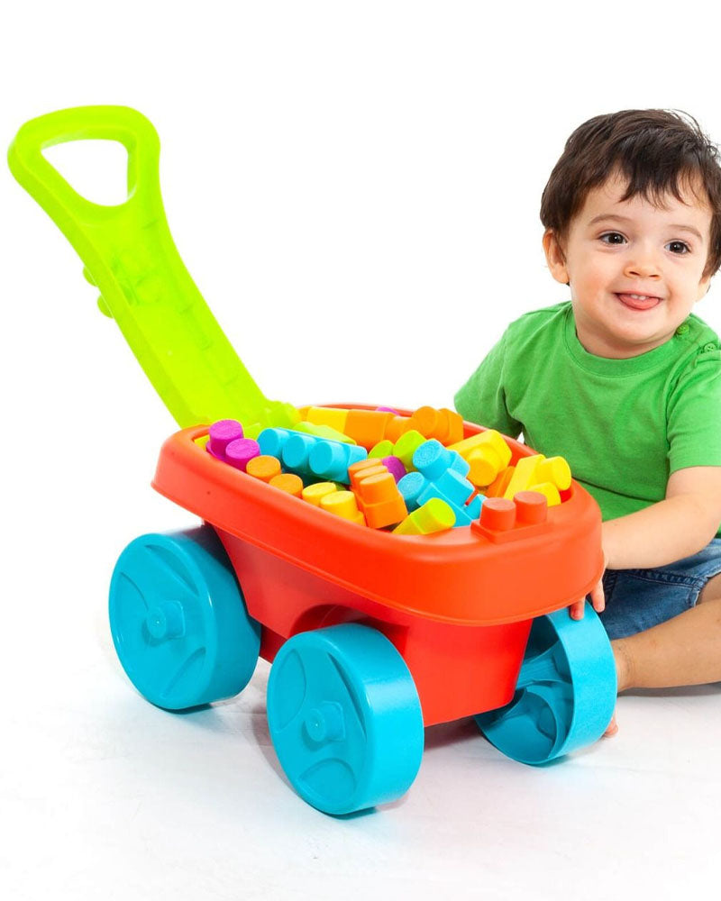 Molto Chariot avec 20 Blocs - Rouge