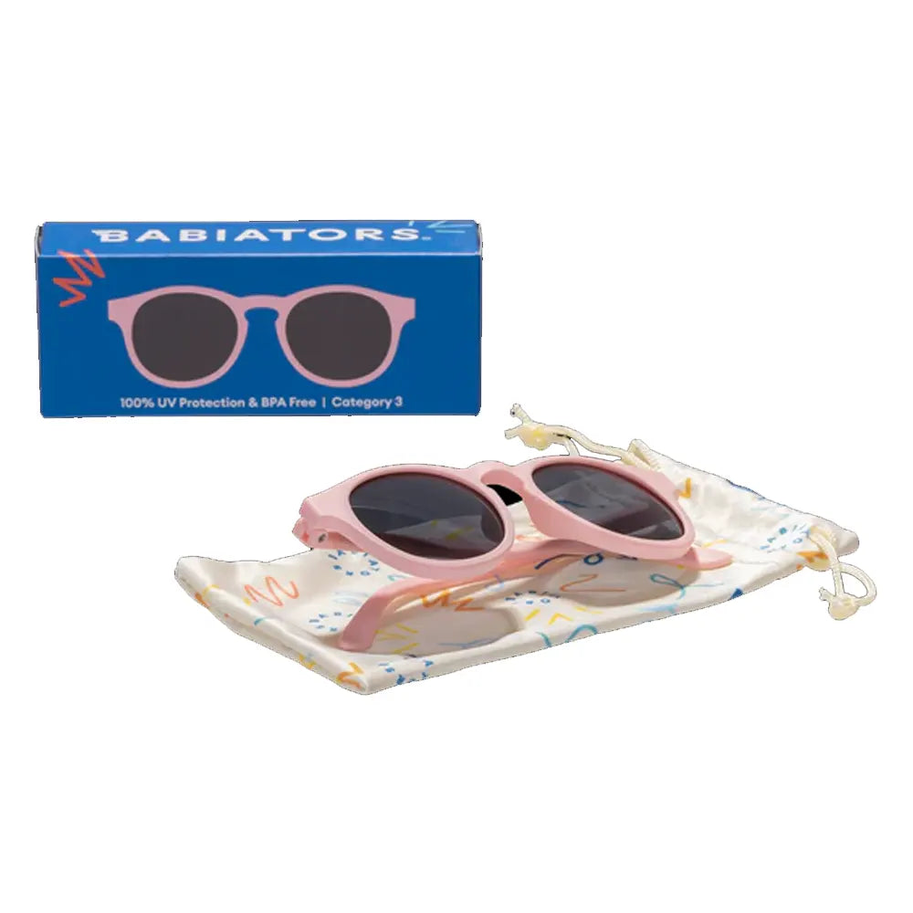 Babiators Lunettes de Soleil Smoke Lens 0-2 Ans – Ballerina Pink
