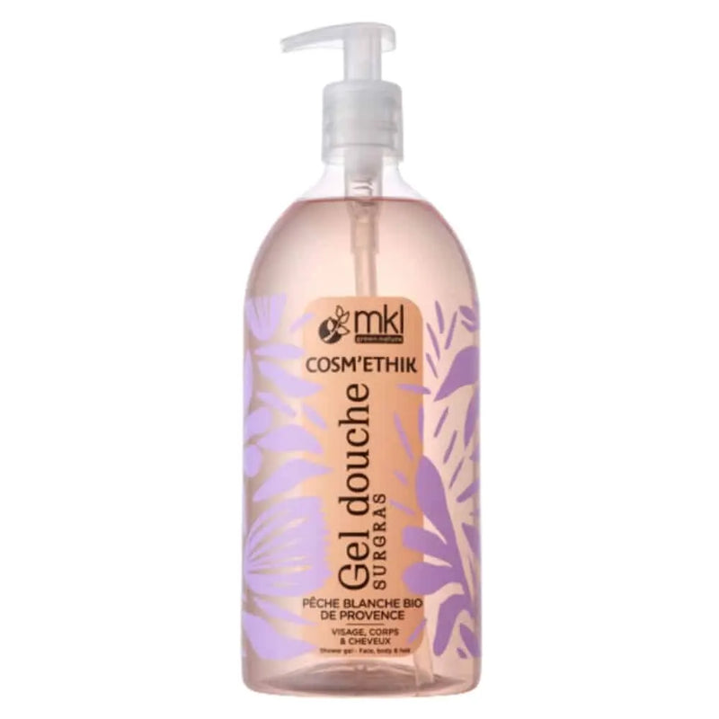 MKL Cosm'ethik Gel de Ducha Melocotón Blanco Bio de Provenza 1L