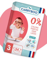 Carryboo Couches Écologiques Taille 3 (4-9kg) 54 unités