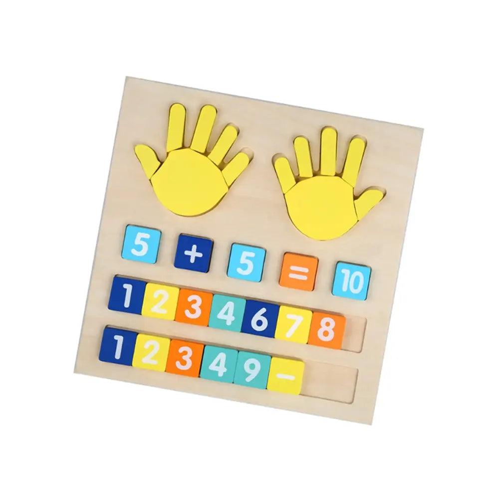 Jeu d’Apprentissage des Mathématiques en Bois - 3A+