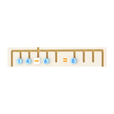 Viga Toys Jouet Mural Apprentissage des Maths en Bois - 3A+