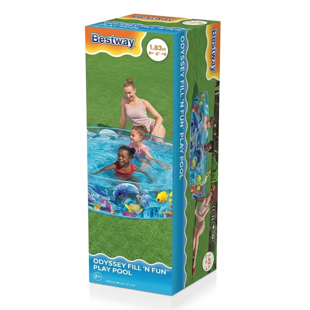 Bestway® Piscina inflable Odyssey Fill 'N Fun 183cm 2A+