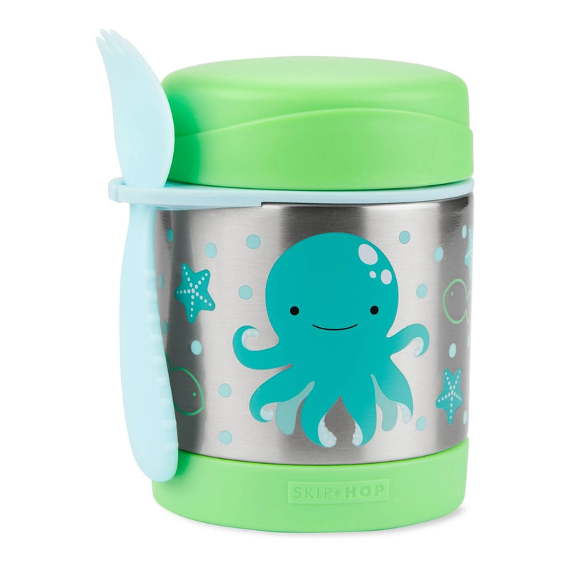 Skip Hop Zoo 325ml Stainless Steel Insulated Thermos - Octopus