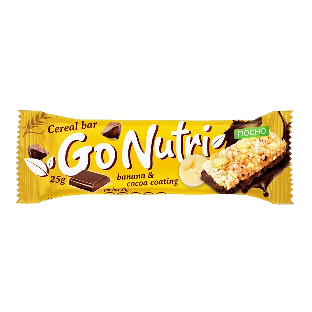 Vitalia Health Food Go Nutri Cereal Bar With Banana & Cocoa Coating - 25g