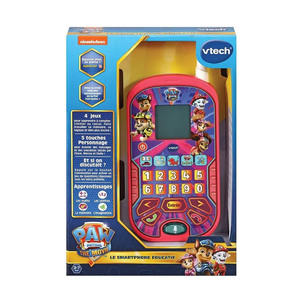 Vtech Smartphone Éducatif Pat Patrouille - Rose