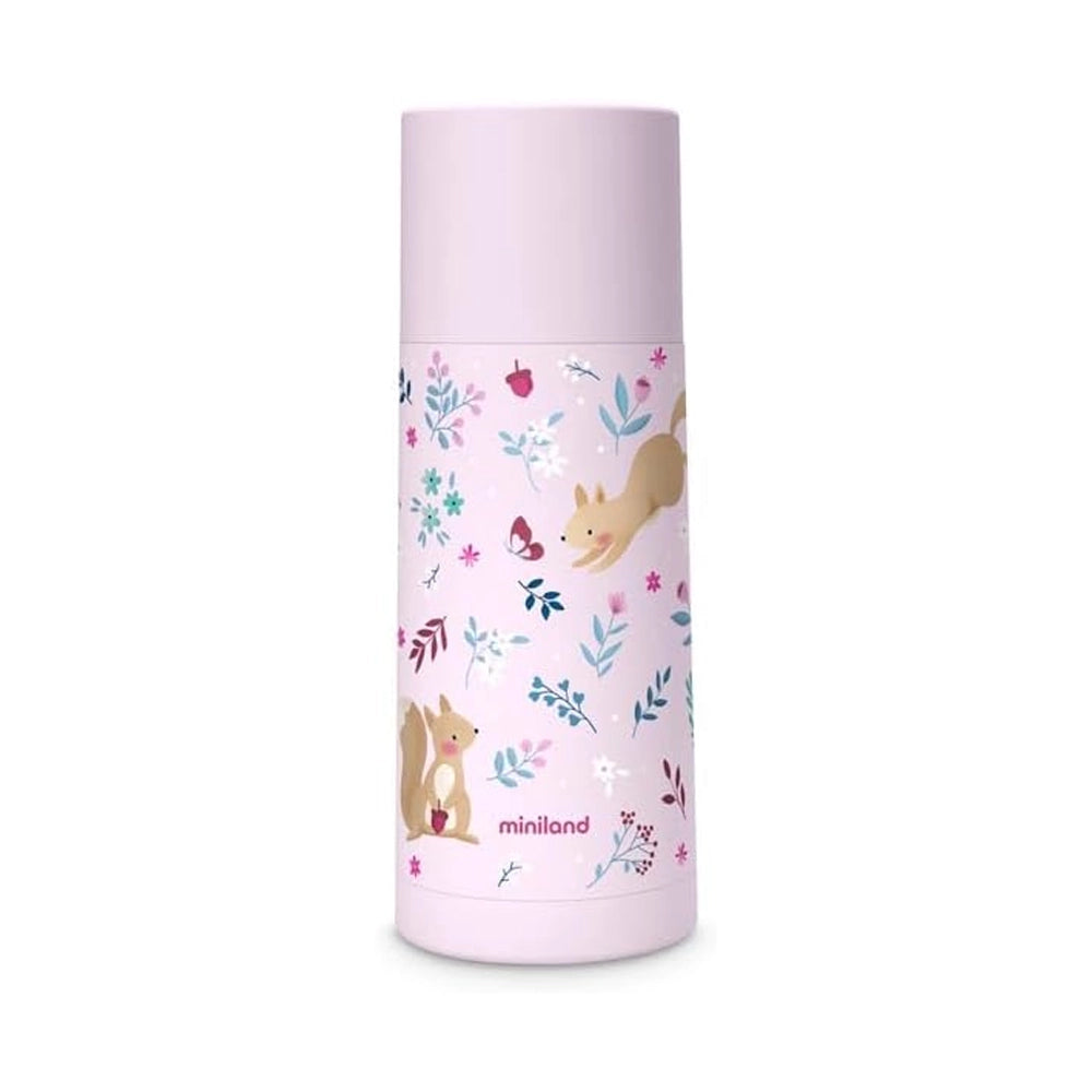 Miniland Gourde Isotherme en Acier Inoxydable 350ml - Écureuil