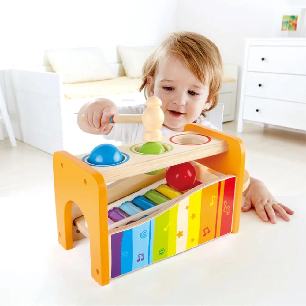 Hape Banc à Marteler et Xylophone 12M+