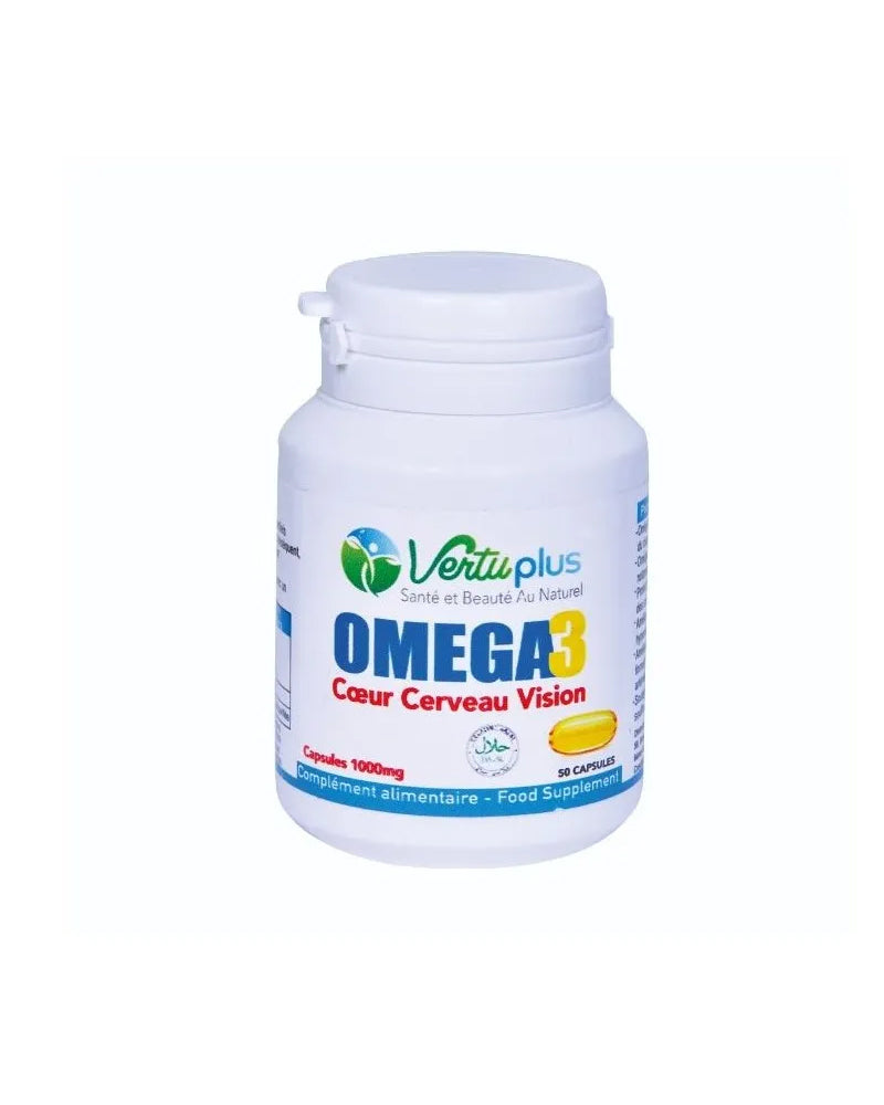 Vertu Plus Omega 3  - 50 gél