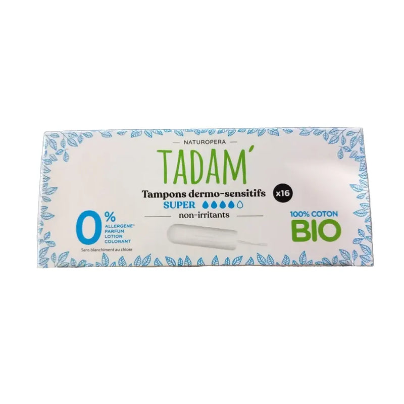 Tadam’ Super Sensitive Dermo Tampons - 16 Units