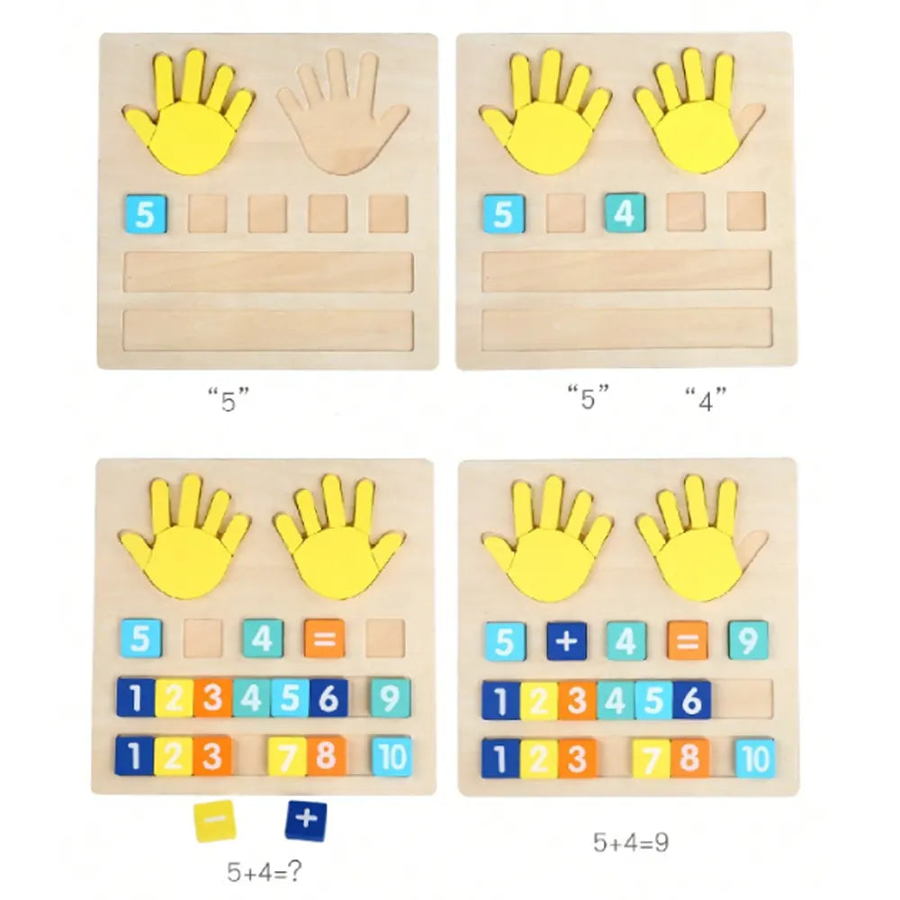 Jeu d’Apprentissage des Mathématiques en Bois - 3A+