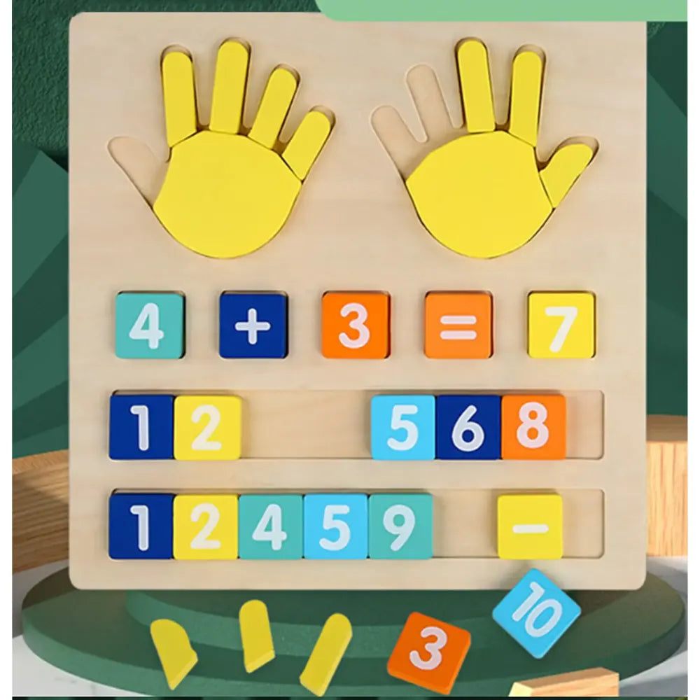 Jeu d’Apprentissage des Mathématiques en Bois - 3A+