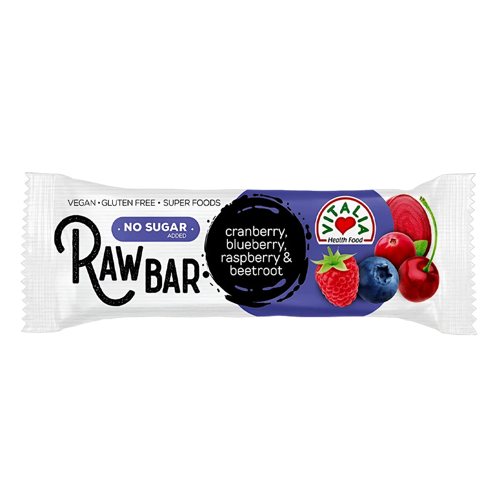 Vitalia Health Food Raw Bar Red Fruits & Beetroot - 30g