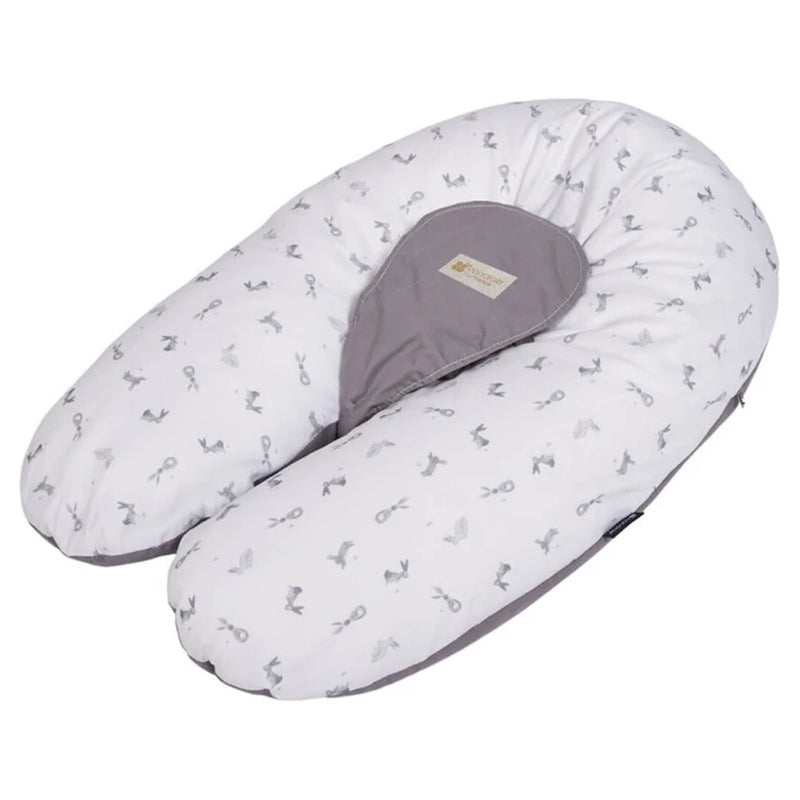 3-in-1 Multirelax Nursing & Pregnancy Pillow - Rabbits