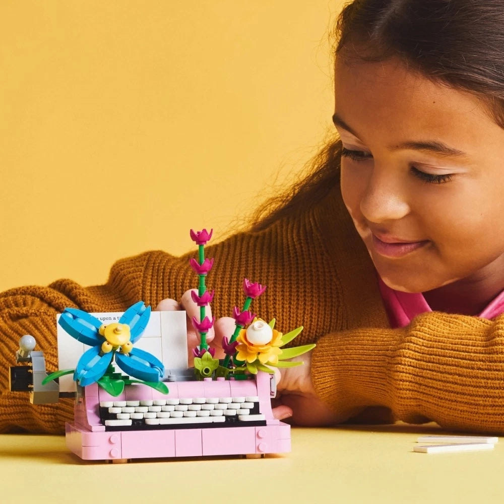 Lego Máquina de Escribir con Flores 8A+