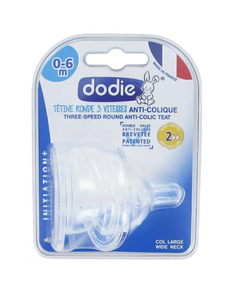 Set of 2 Ini+ Anti-Colic Teats D2 0-6M