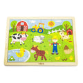 Viga Toys Rompecabezas de Granja de Madera de 24 Piezas 24M+