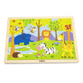 Viga Toys Puzzle de Madera de la Selva de 24 Piezas 24M+