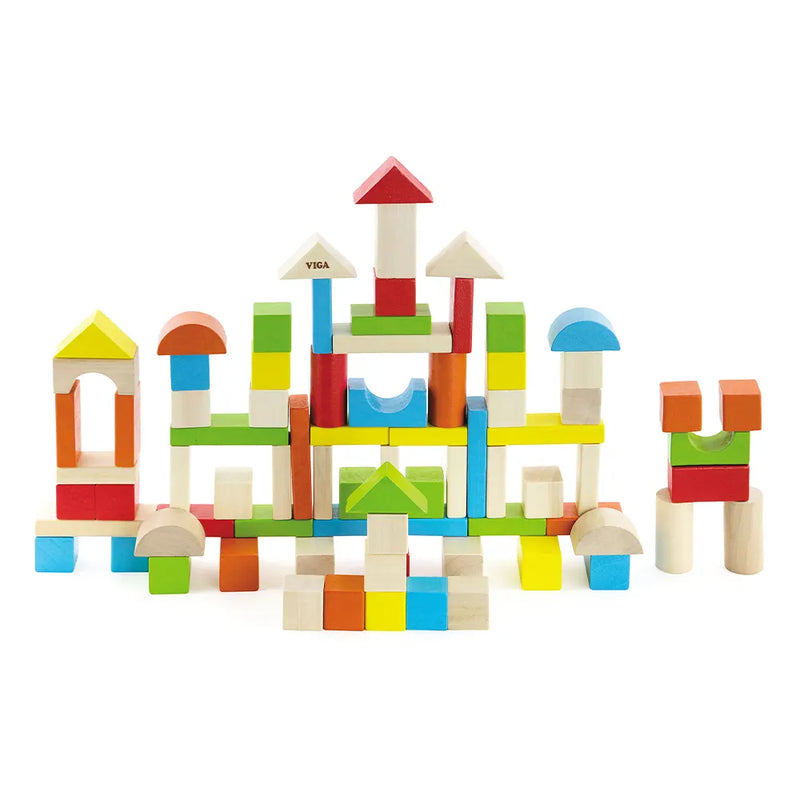 Viga Toys Building Blocks 2Y+ - 80 Pieces