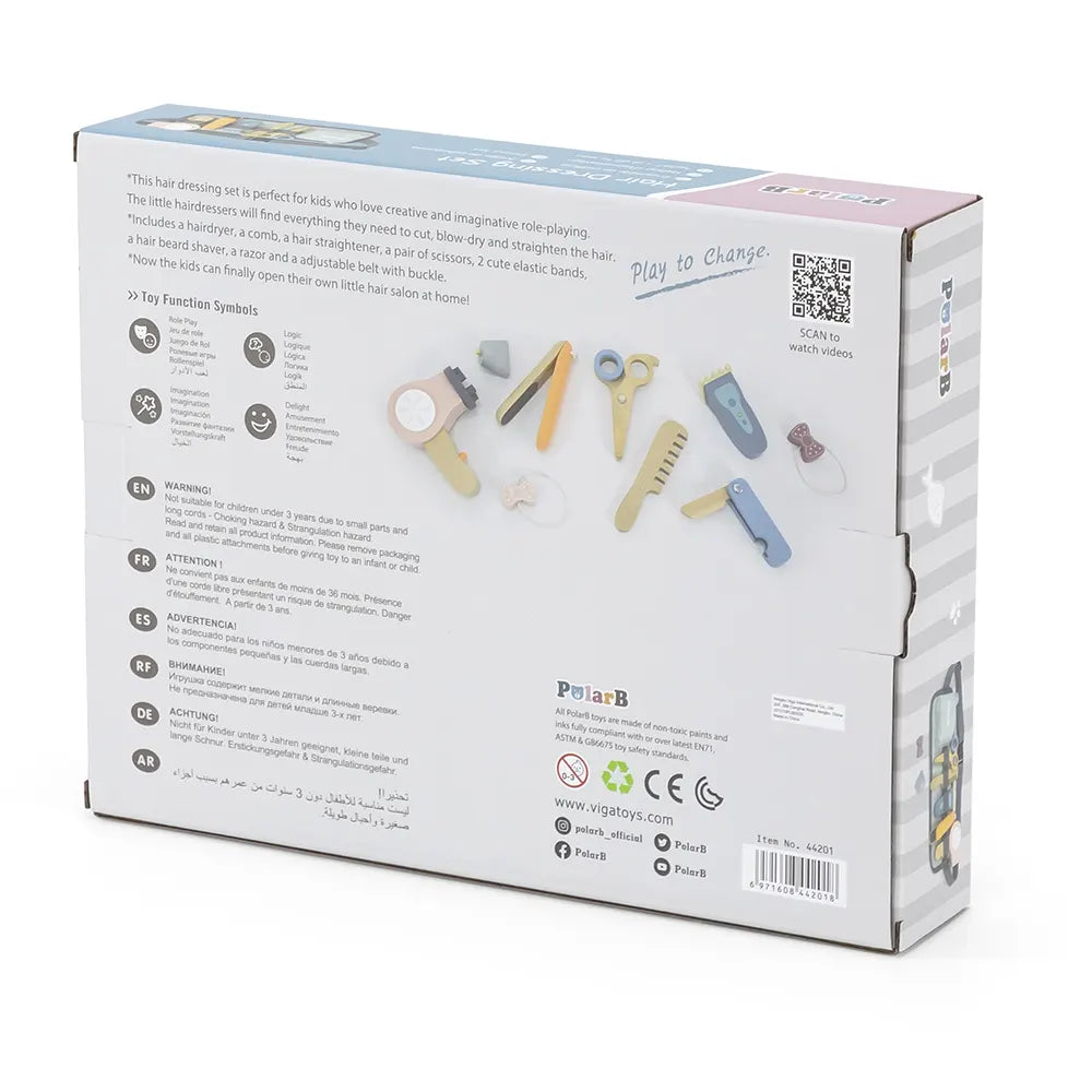 Viga Toys PolarB Set de Coiffure 3A+