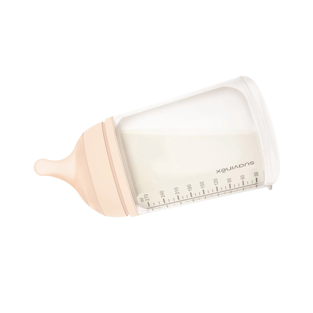 Suavinex Set Zero Zero Biberon Anti-Colique 270ml & Tétine & Poche Silicone de Rechange