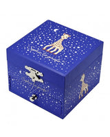 Trousselier Boite à Musique Cube Phosphorescent Sophie La Girafe -Bleu