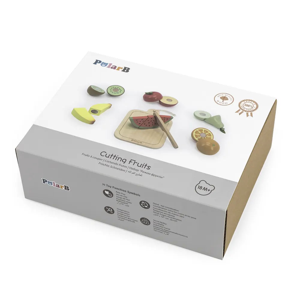 Viga Toys PolarB Ensemble de Coupe de Fruits 18M+
