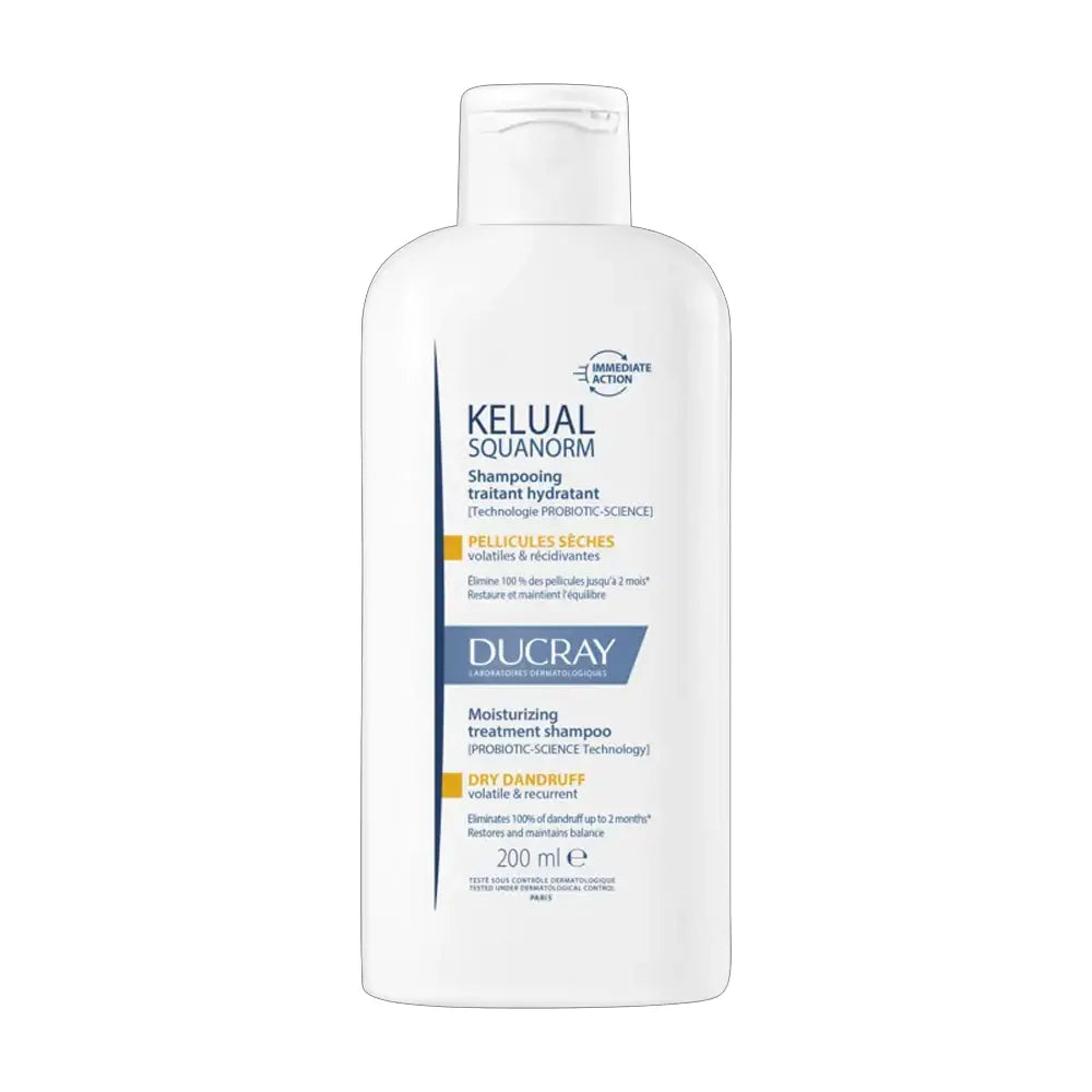 Ducray Kelual Squanorm Treatment Shampoo Dry Dandruff 200ml