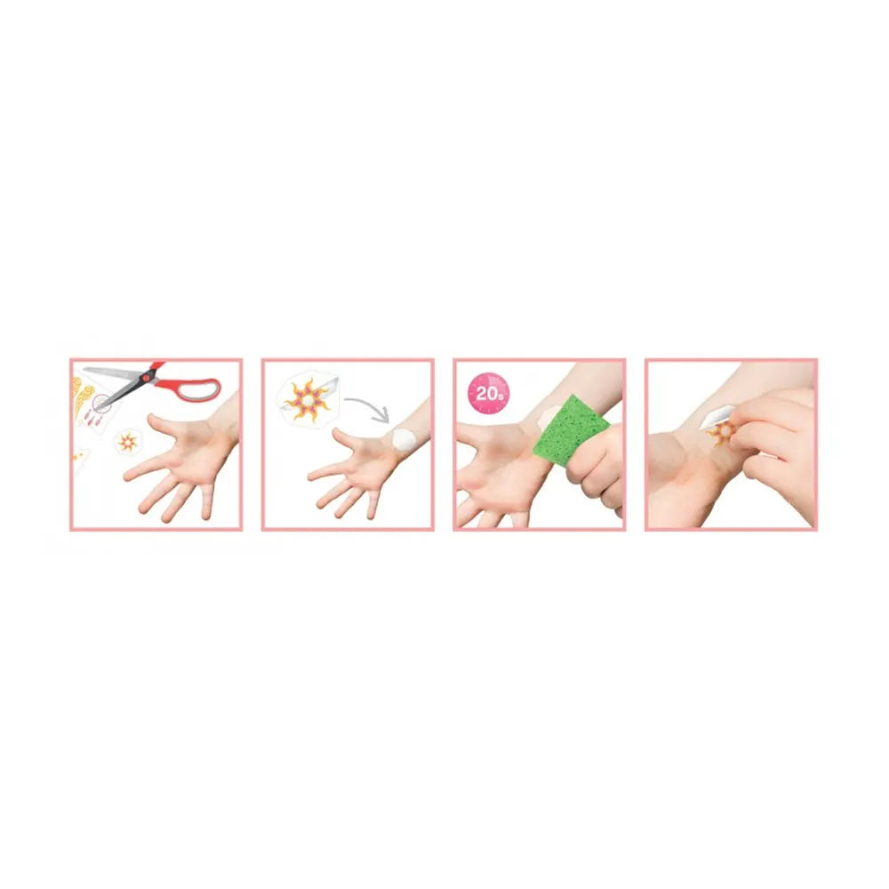 Buki Colorful Washable Tattoos 8A+