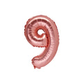 Rose Gold Number 9 Balloon – 36cm