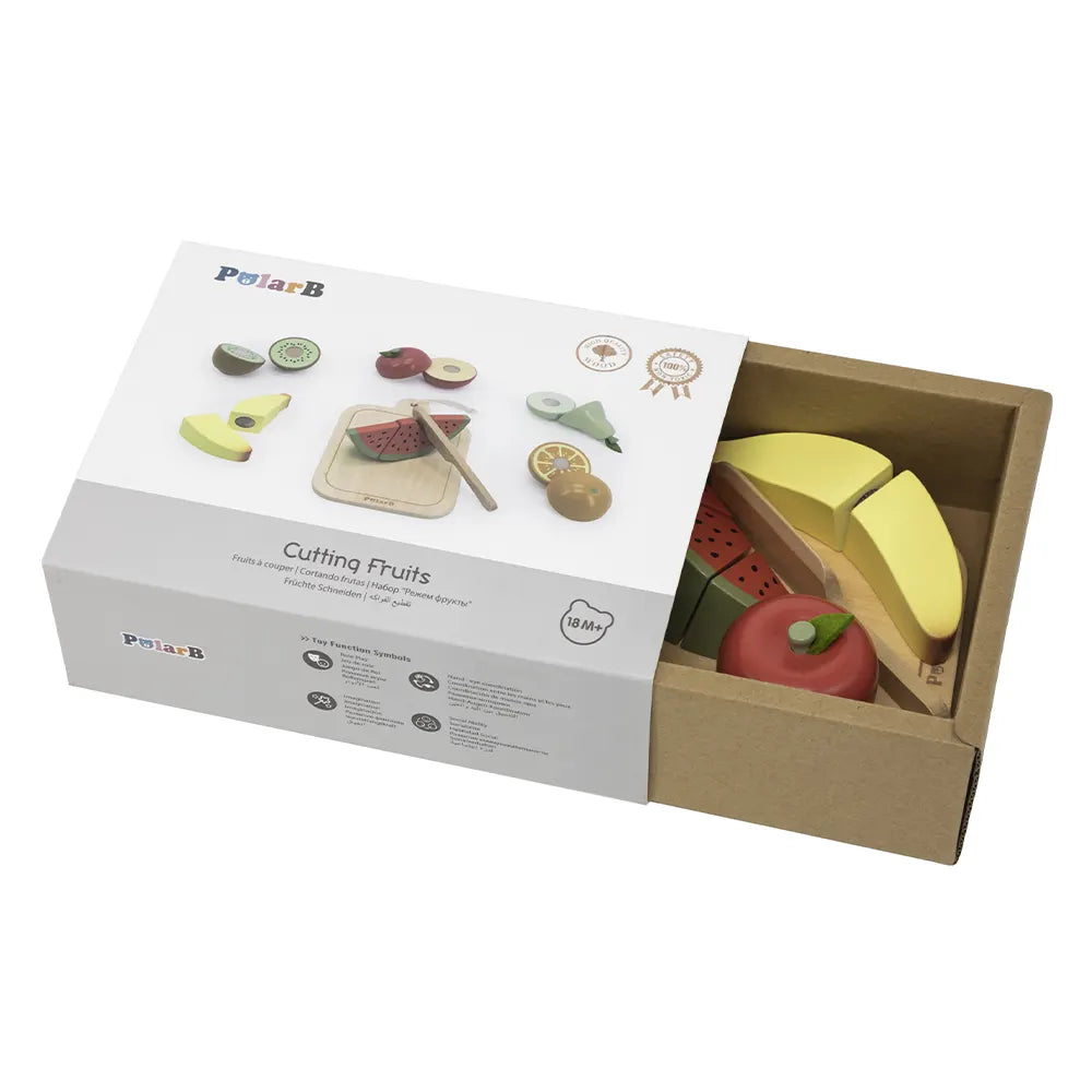 Viga Toys PolarB Ensemble de Coupe de Fruits 18M+