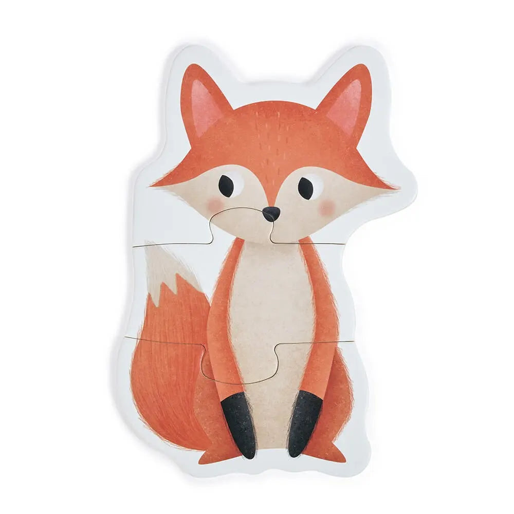 Eurekakids Puzzle Escalable 4 en 1 - Animales del Bosque - 2A+