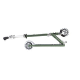 Globber Trottinette Flow Elements Lights Chrome - Olive
