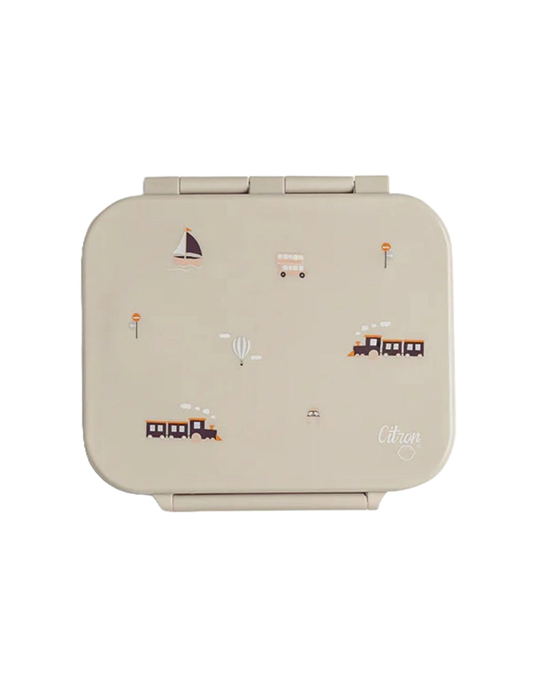 Citron Tritan 3-Compartment Lunchbox - Vehicles