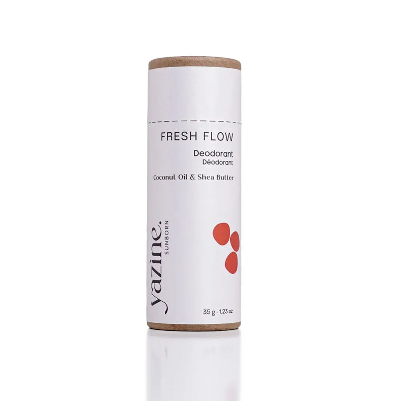 Yazine Déodorant Naturel Au The Vert & Musc Blanc - 35g