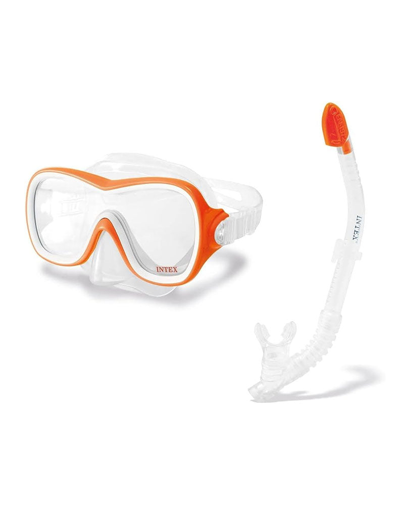 Intex Masque Et Tuba Wave Rider - Orange