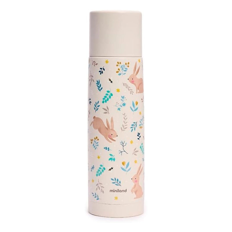 Miniland Gourde Isotherme en Acier Inoxydable 500ml - Lapin