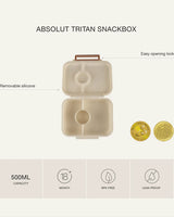 Lunchbox Tritan 3 Compartiments Citron - Véhicules