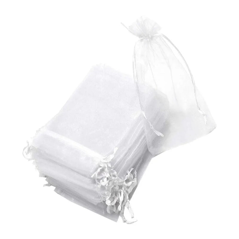 Pack de 10 Bolsas de Tela con Cordón