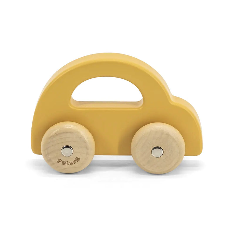 Viga Toys PolarB Coche de Empuje de Madera 6M+ - Amarillo