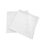 Bambidou Lot 2 Bavoirs d'Epaule Mini Lange - Gaze Coton Blanc