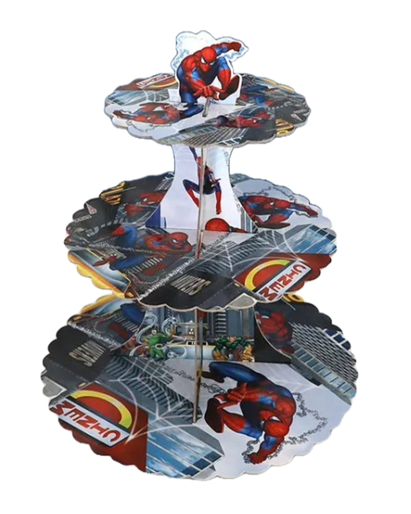 Soporte para tartas de papel plegable - Spider Man