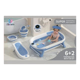 Bañera plegable con accesorios