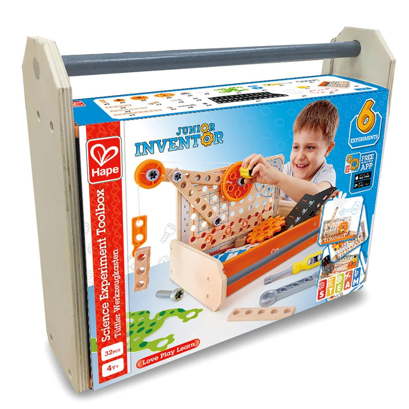 Hape Boîte à Outils Expériences Scientifiques 4A+