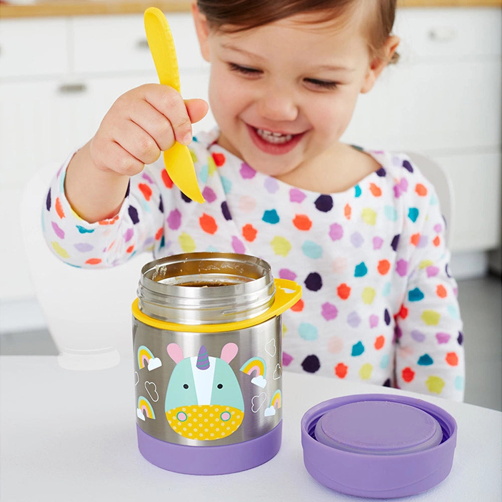 Skip Hop Thermos Isotherme en Acier Inoxydable Zoo 325ml - Licorne